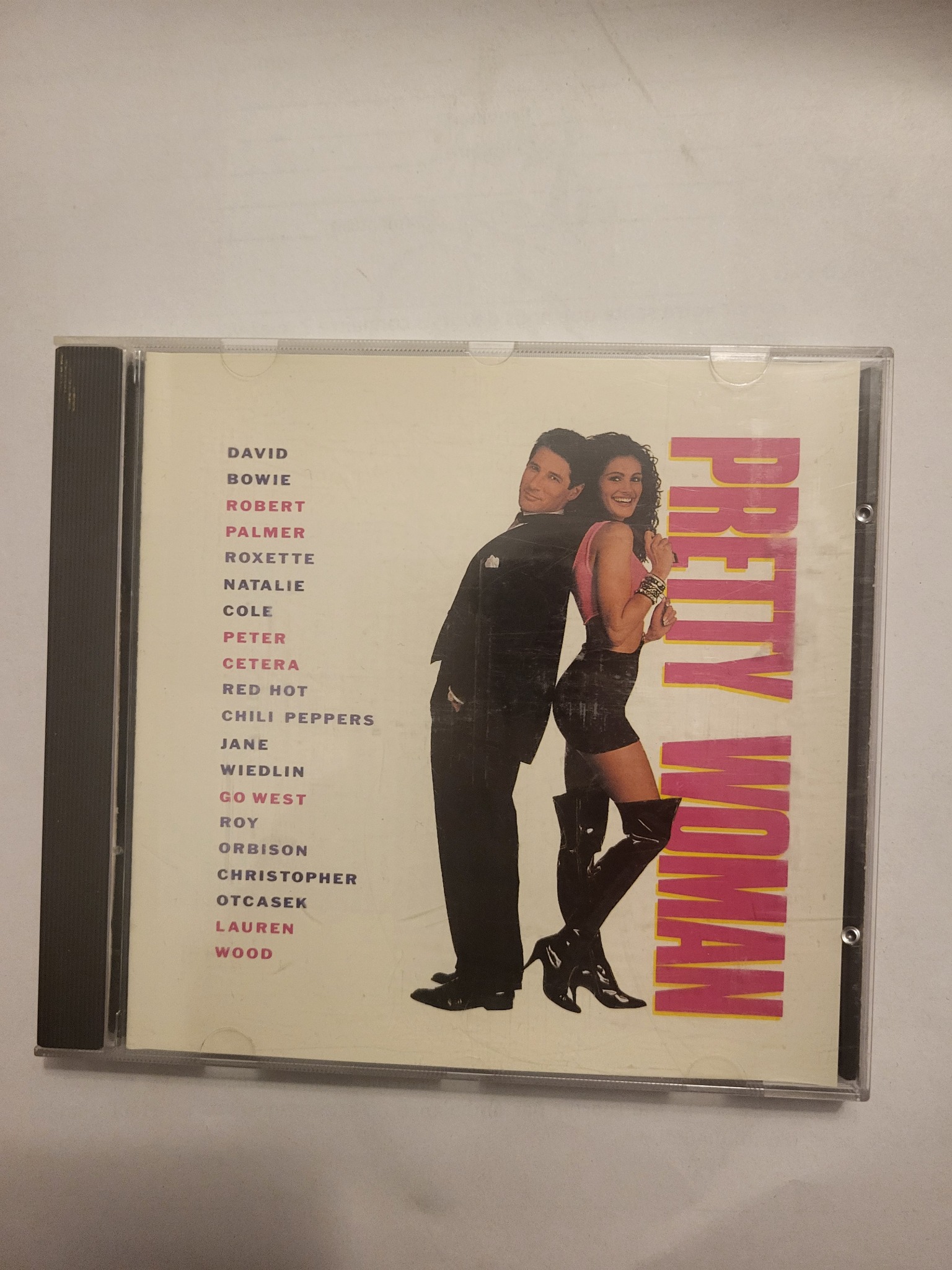 Devant du CD Pretty Woman, photographié dans son boîtier